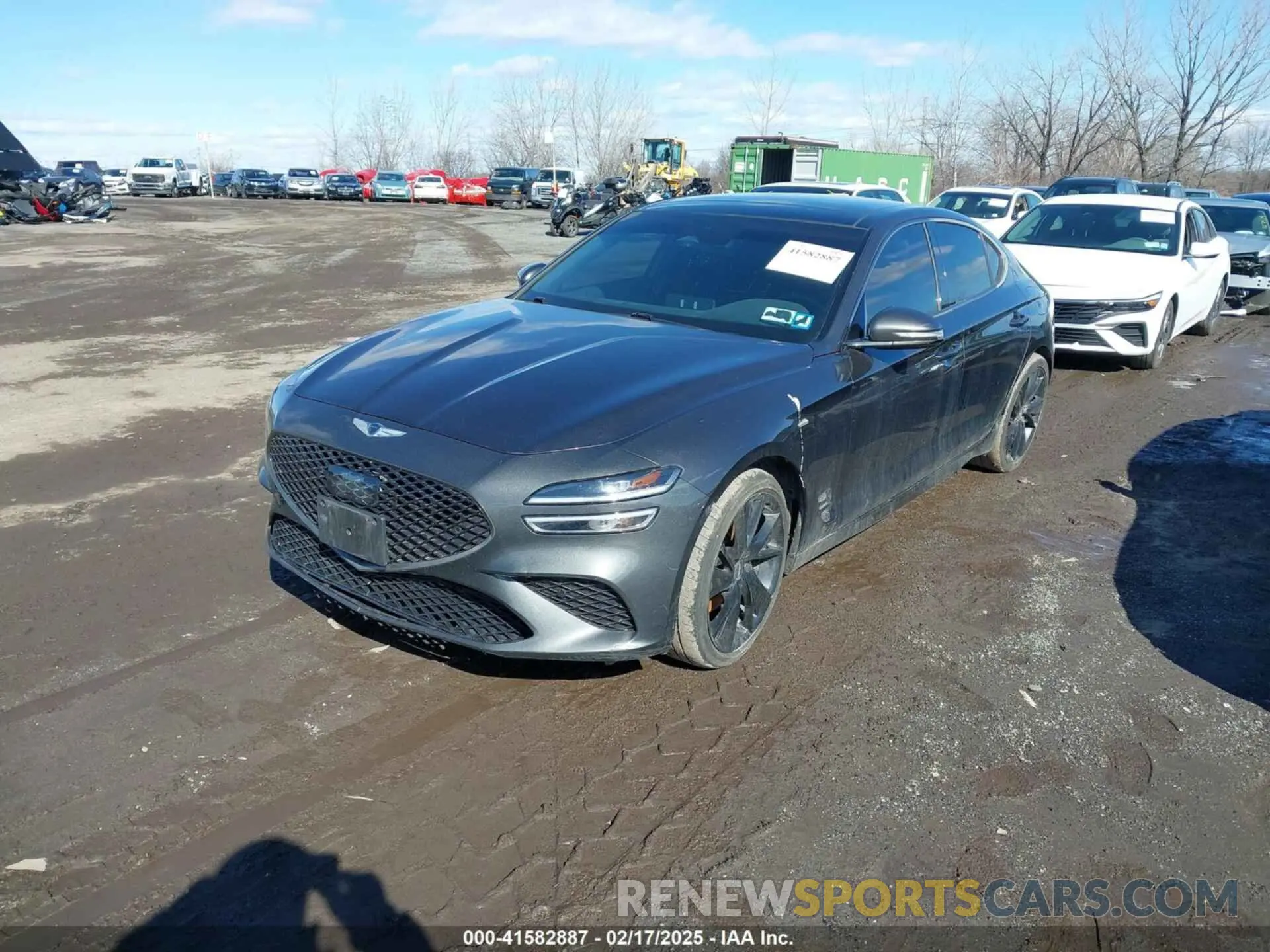 2 Photograph of a damaged car KMTG34TA9PU109174 GENESIS G70 2023