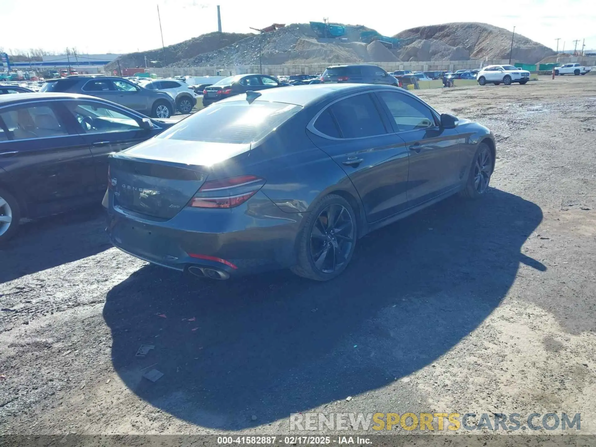 4 Photograph of a damaged car KMTG34TA9PU109174 GENESIS G70 2023
