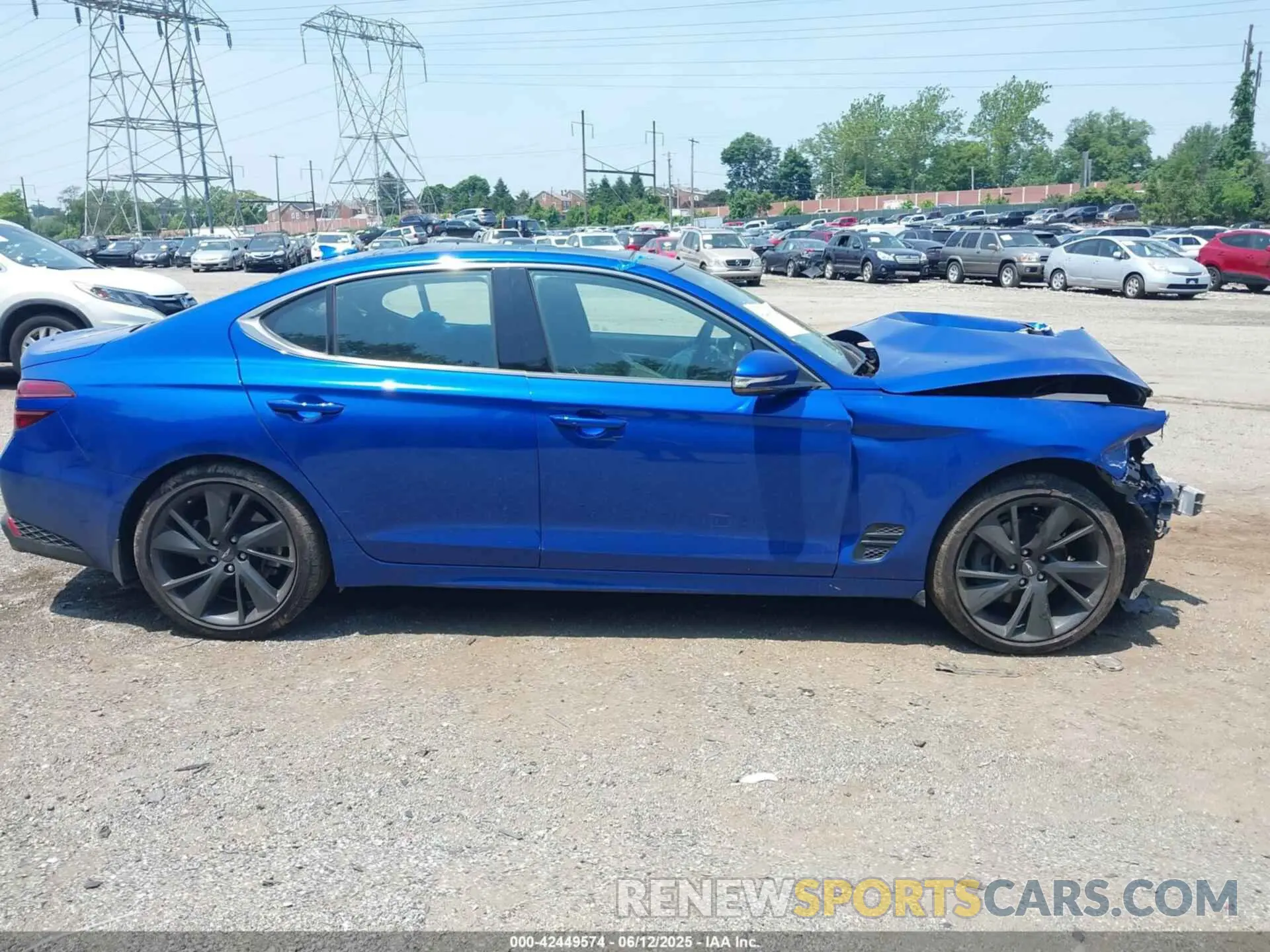 14 Photograph of a damaged car KMTG34TAXPU112892 GENESIS G70 2023