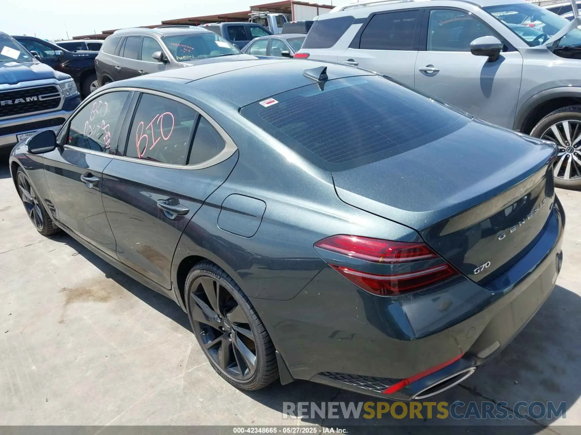 3 Photograph of a damaged car KMTG54TE0PU119668 GENESIS G70 2023