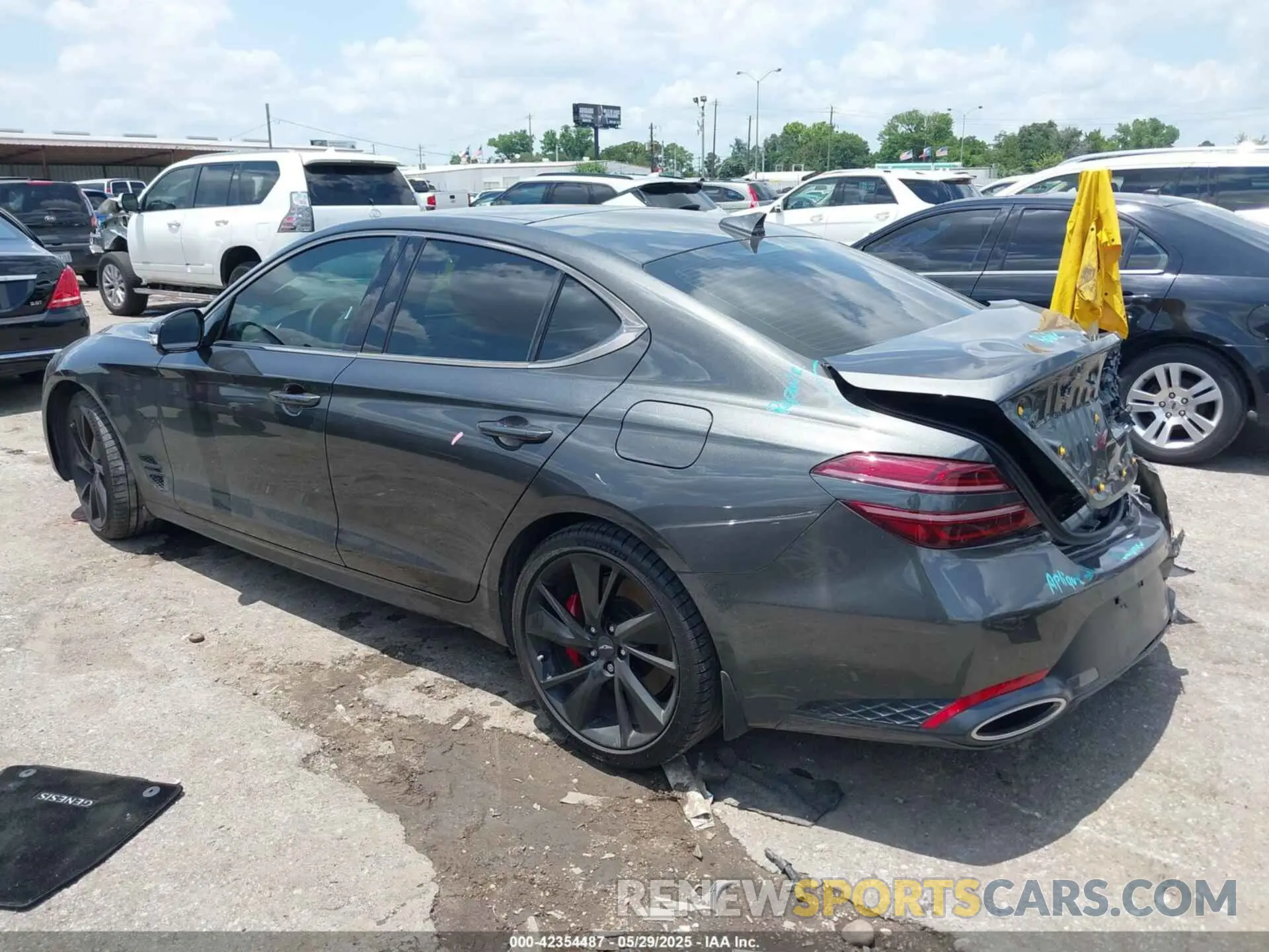 3 Photograph of a damaged car KMTG54TE0PU135594 GENESIS G70 2023