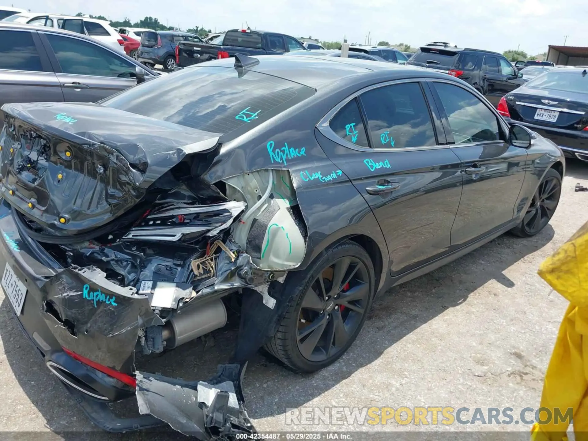 4 Photograph of a damaged car KMTG54TE0PU135594 GENESIS G70 2023