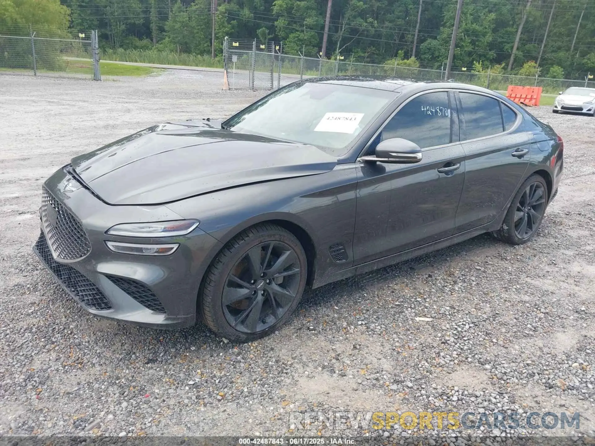 2 Photograph of a damaged car KMTG54TE1PU125348 GENESIS G70 2023