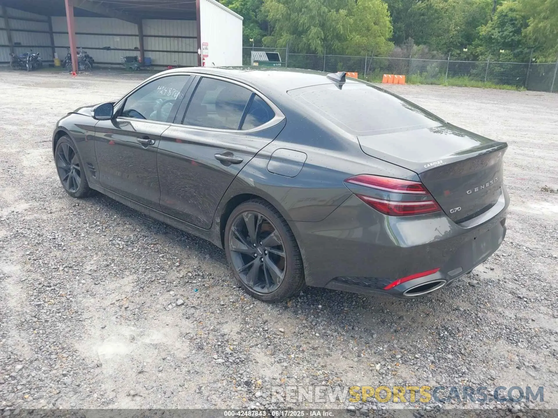 3 Photograph of a damaged car KMTG54TE1PU125348 GENESIS G70 2023