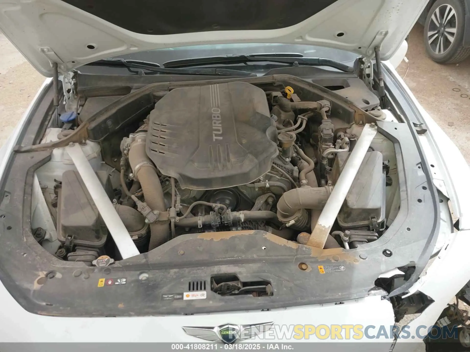 10 Photograph of a damaged car KMTG54TE3PU116344 GENESIS G70 2023