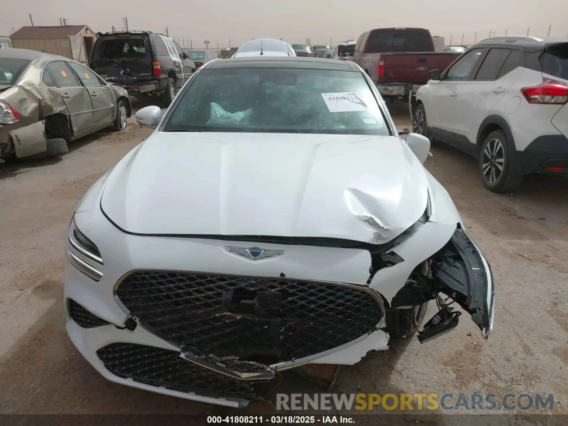 12 Photograph of a damaged car KMTG54TE3PU116344 GENESIS G70 2023