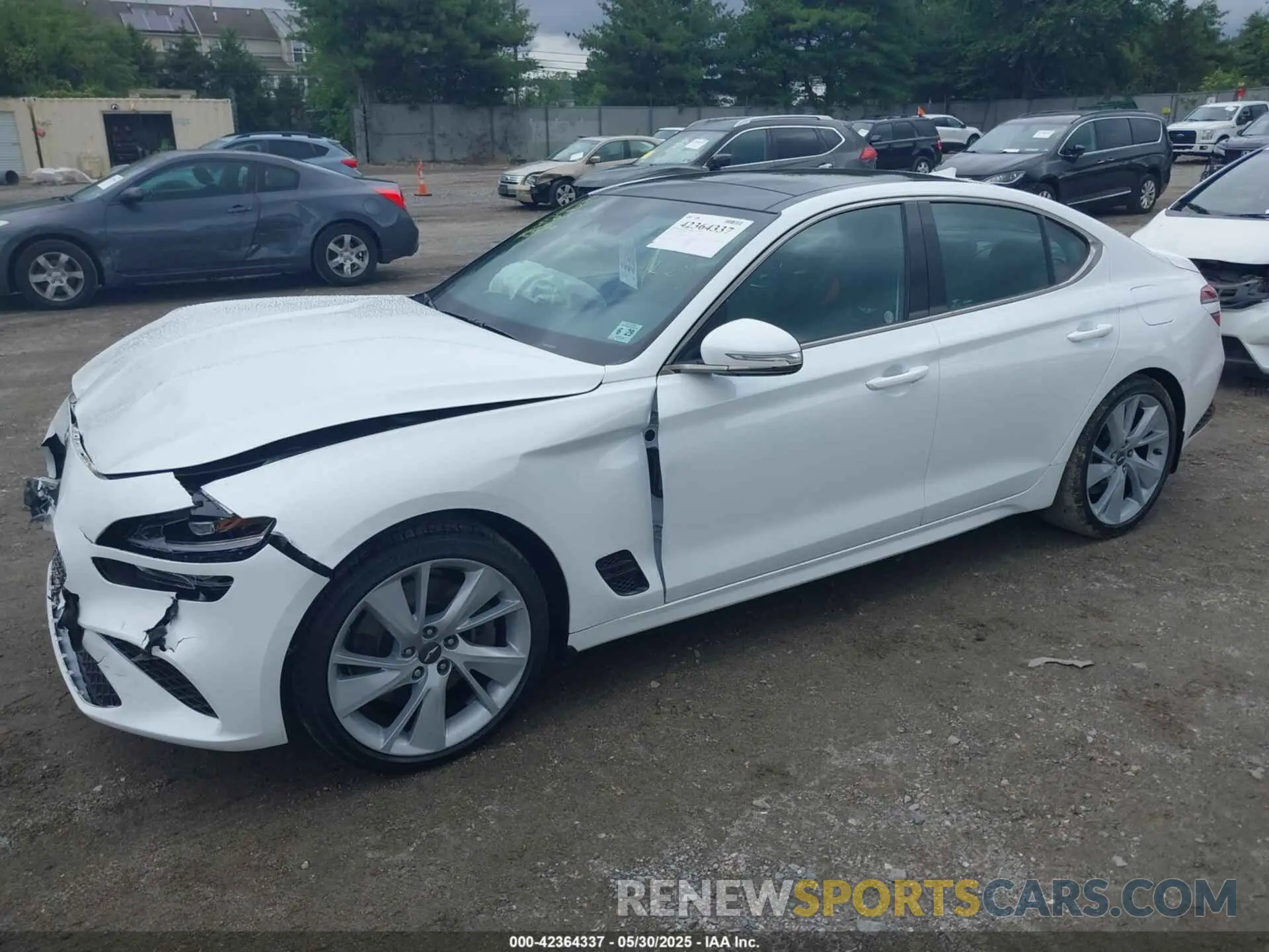 2 Photograph of a damaged car KMTG54TE5PU135106 GENESIS G70 2023