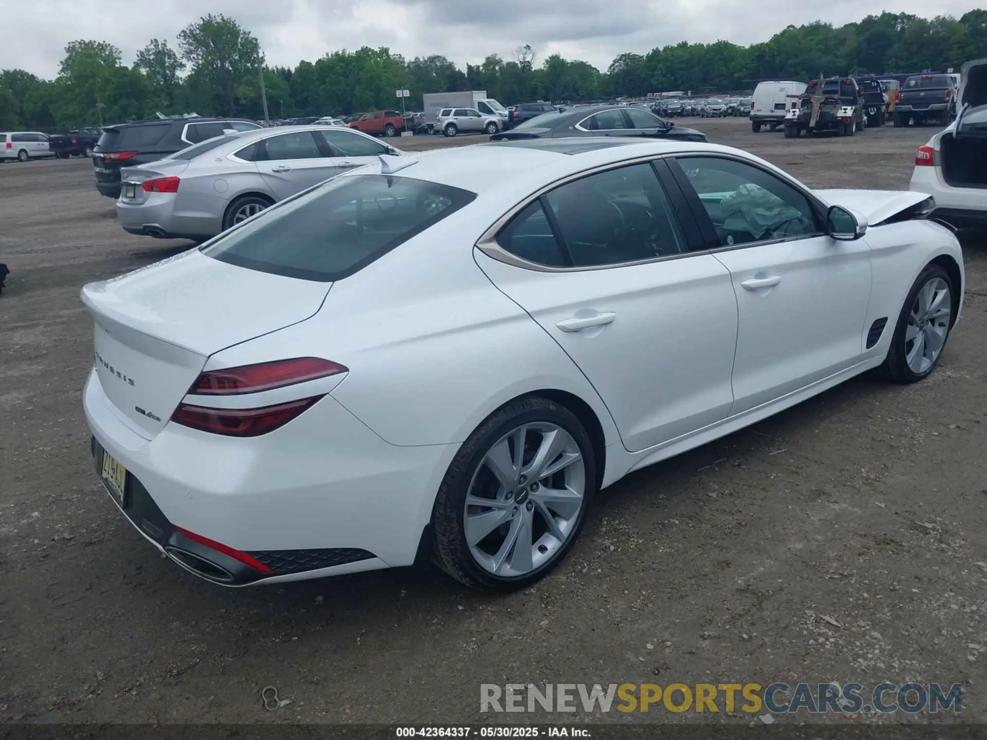 4 Photograph of a damaged car KMTG54TE5PU135106 GENESIS G70 2023