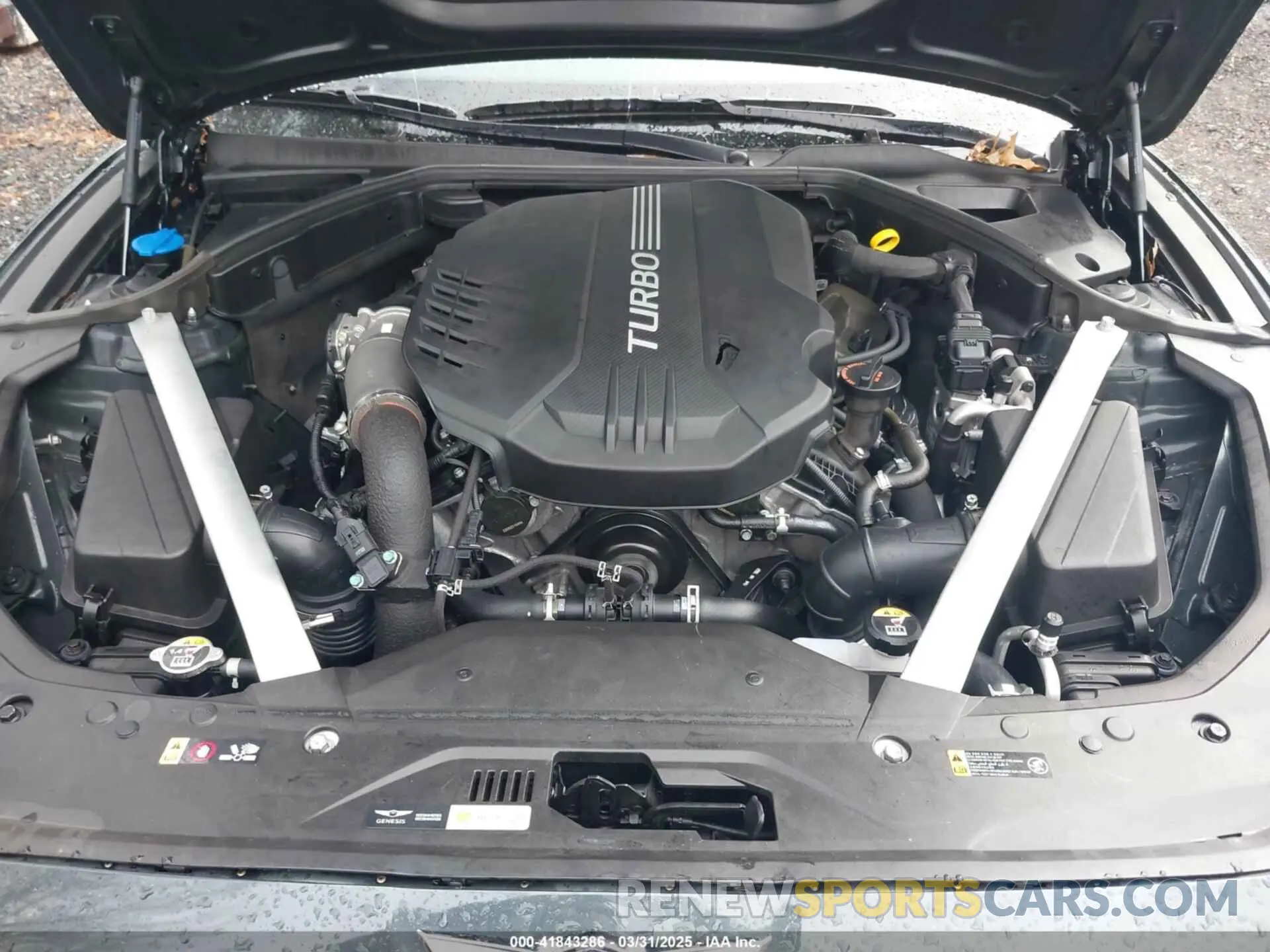 10 Photograph of a damaged car KMTG54TE6PU113485 GENESIS G70 2023