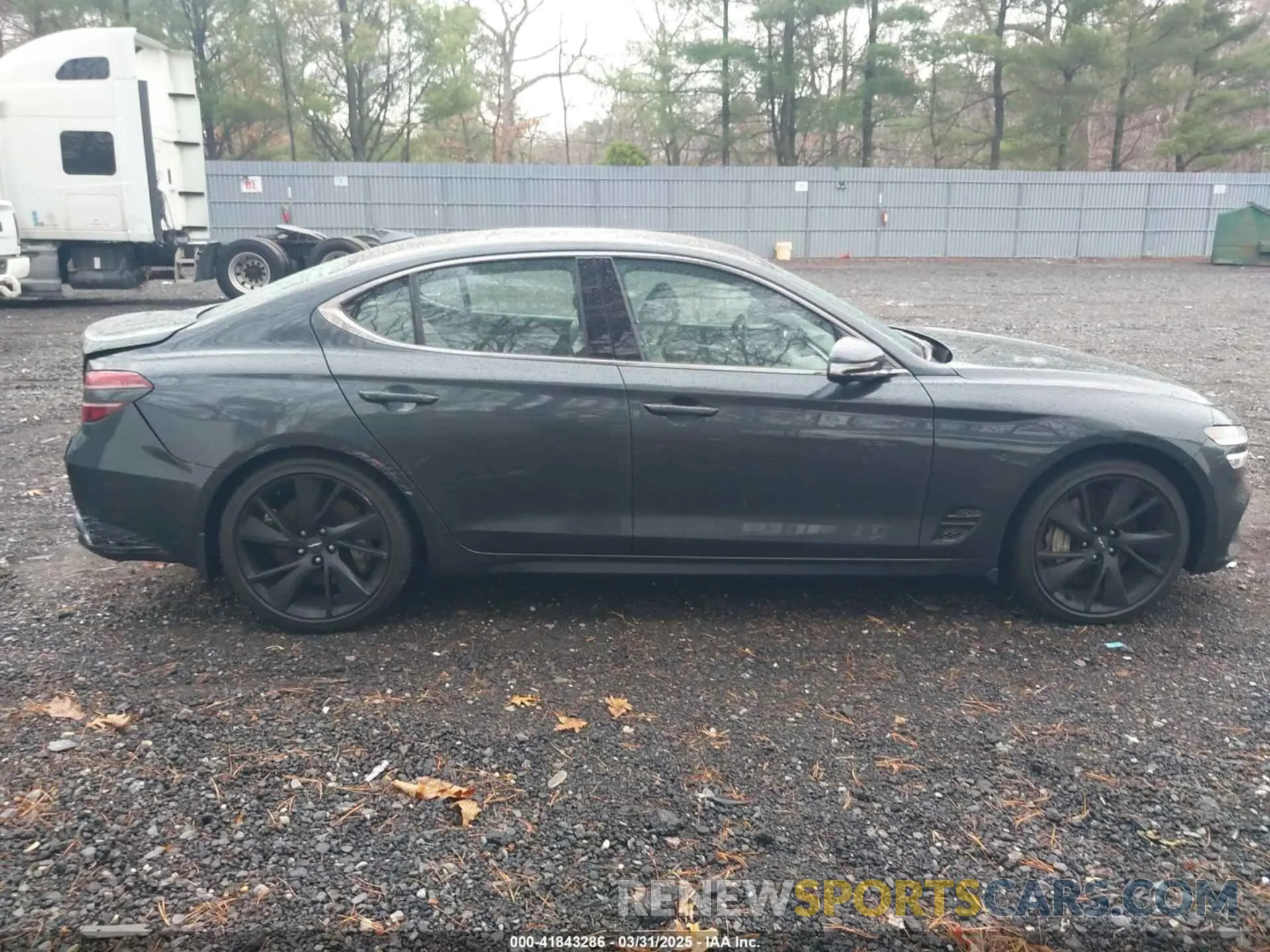13 Photograph of a damaged car KMTG54TE6PU113485 GENESIS G70 2023