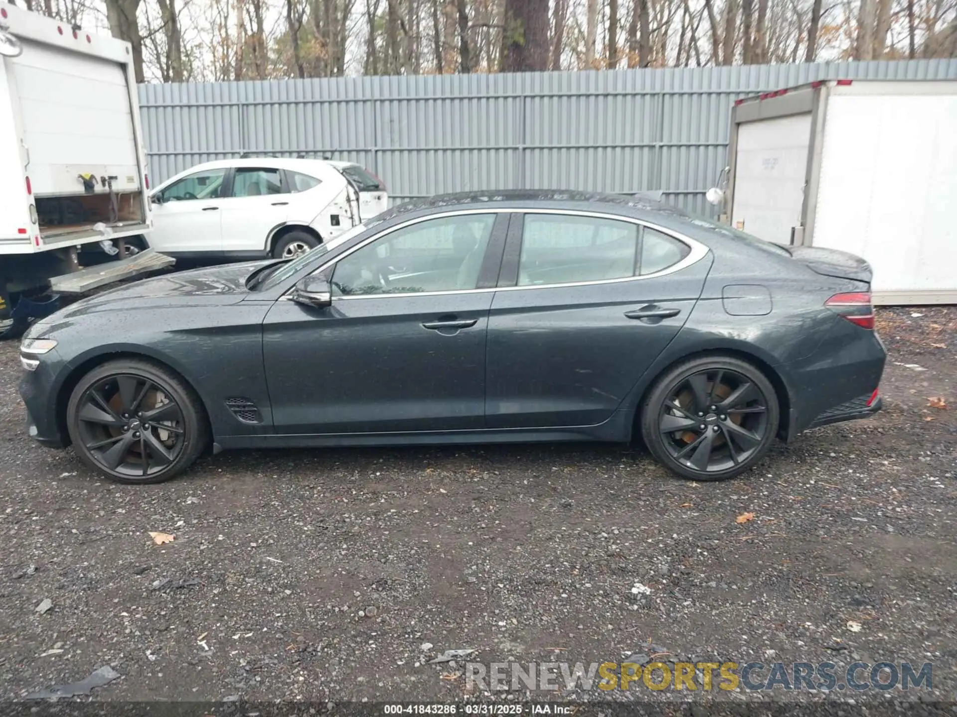 14 Photograph of a damaged car KMTG54TE6PU113485 GENESIS G70 2023