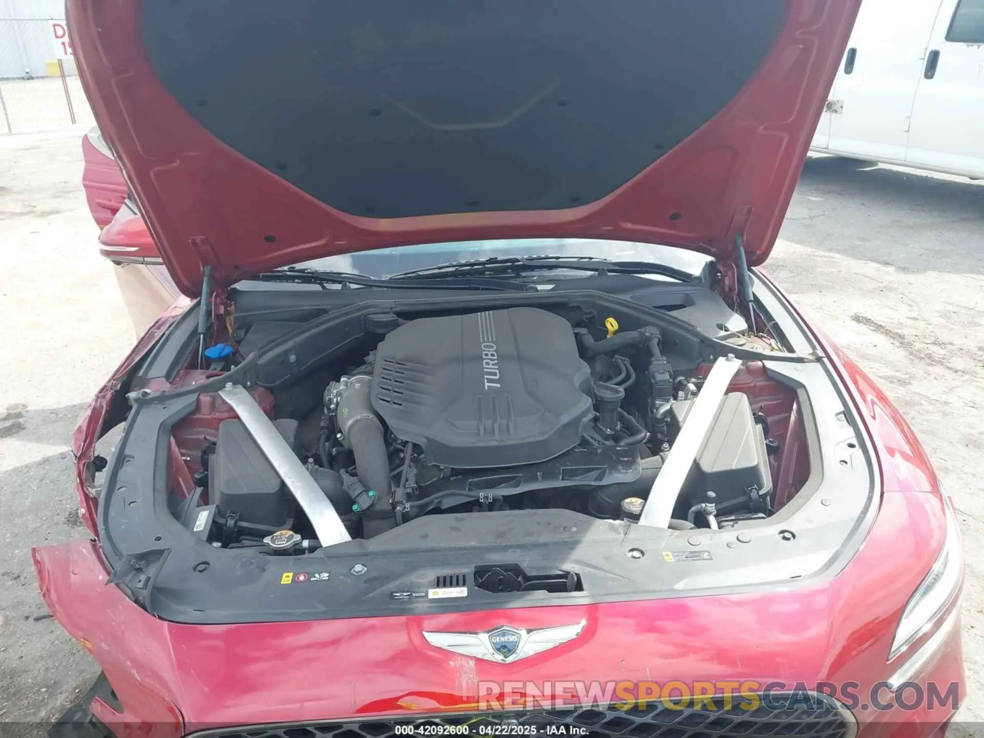 10 Photograph of a damaged car KMTG54TE8PU108661 GENESIS G70 2023