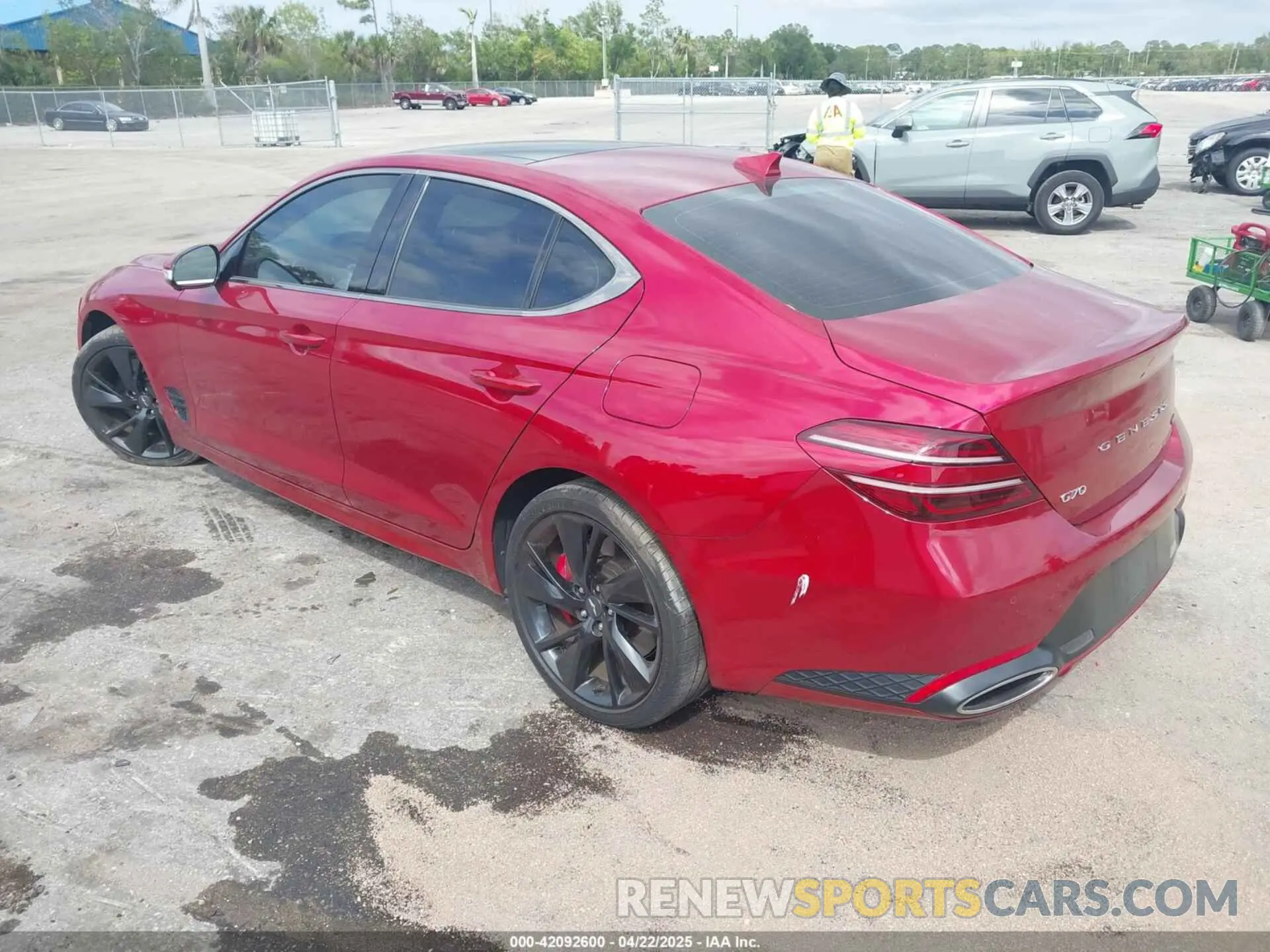 11 Photograph of a damaged car KMTG54TE8PU108661 GENESIS G70 2023