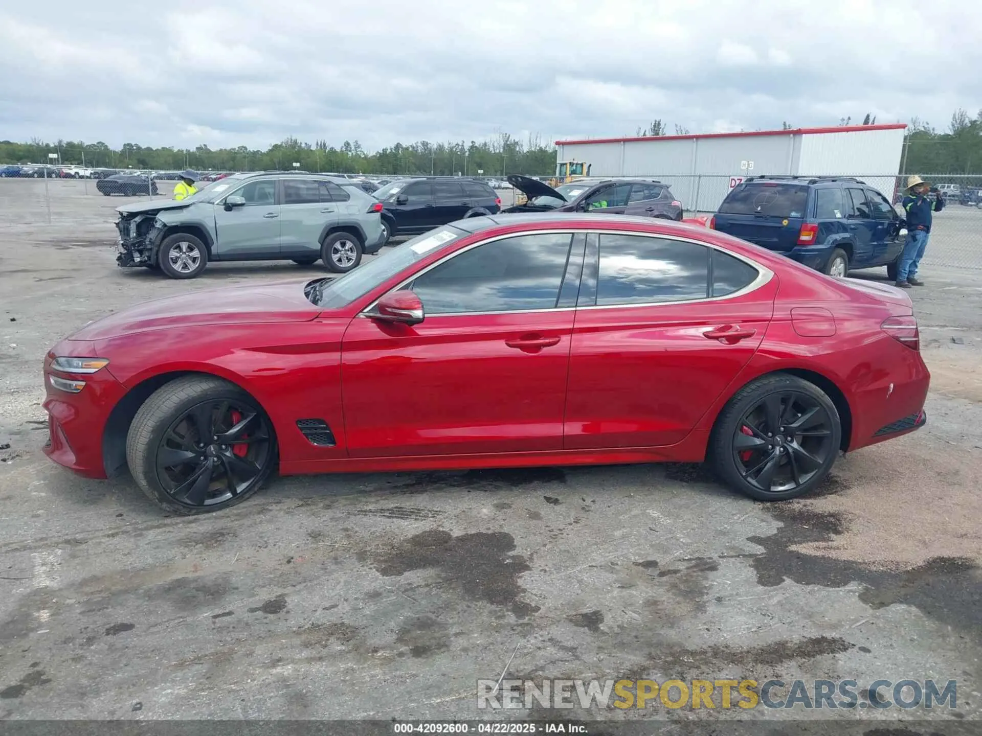14 Photograph of a damaged car KMTG54TE8PU108661 GENESIS G70 2023