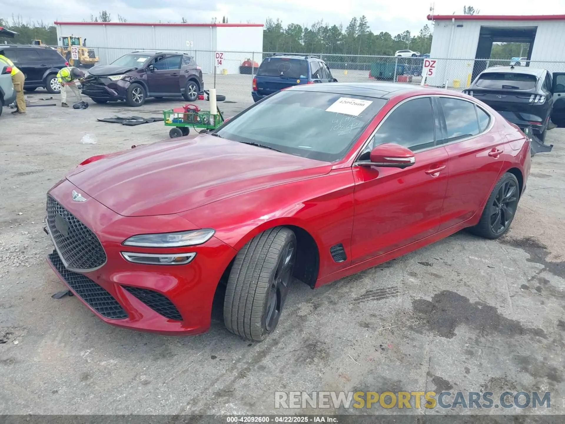 2 Photograph of a damaged car KMTG54TE8PU108661 GENESIS G70 2023