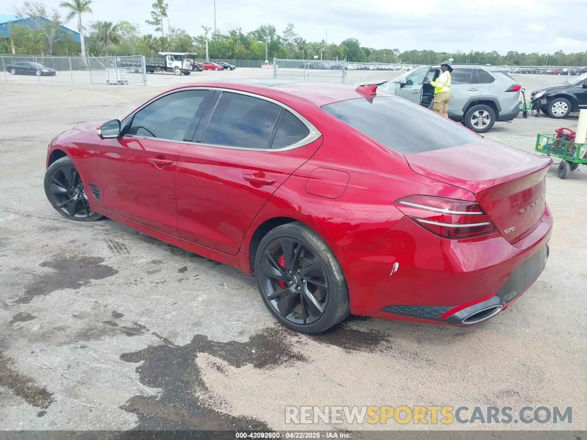 3 Photograph of a damaged car KMTG54TE8PU108661 GENESIS G70 2023