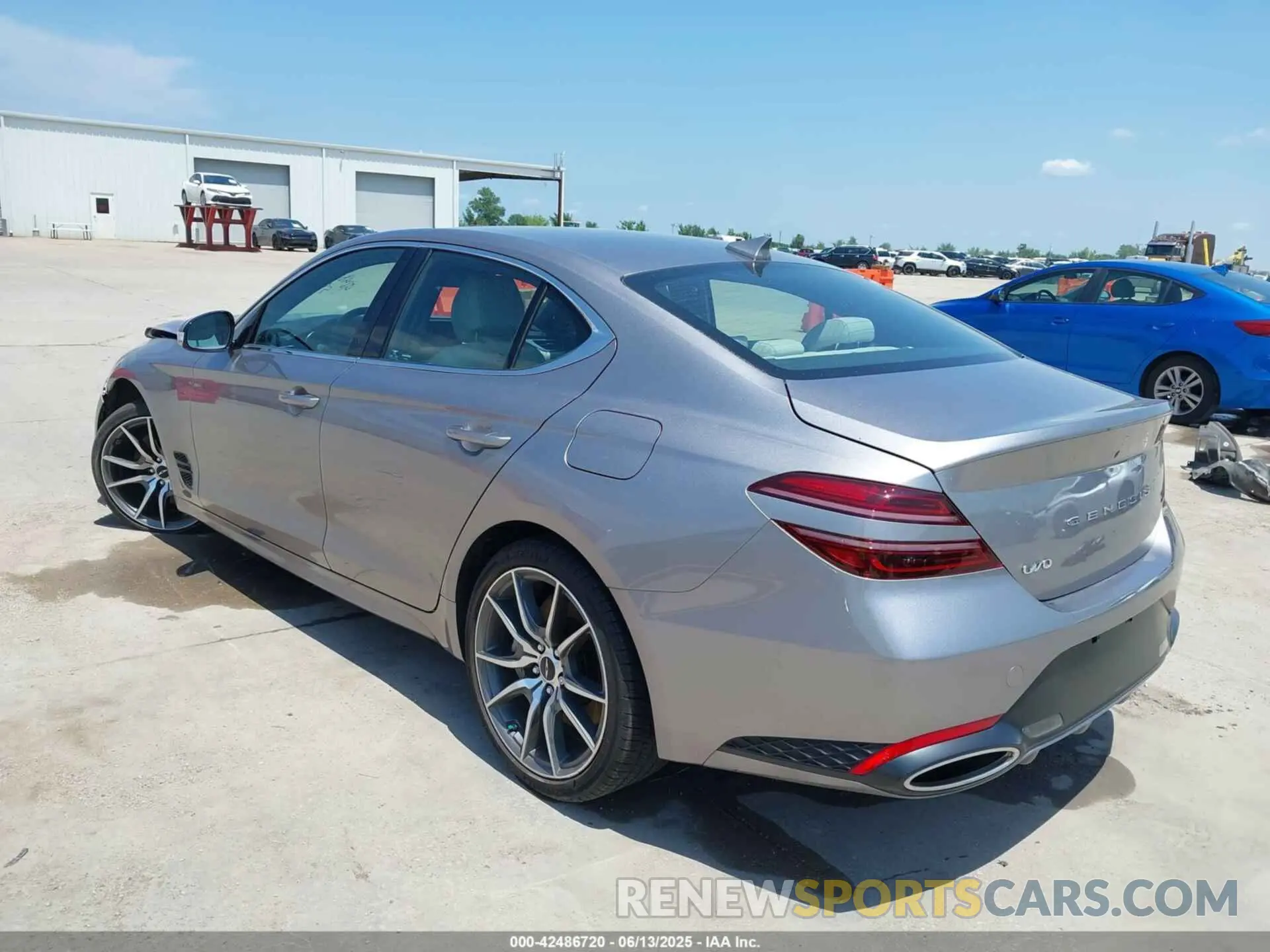 3 Photograph of a damaged car KMTG34SC0RU139993 GENESIS G70 2024