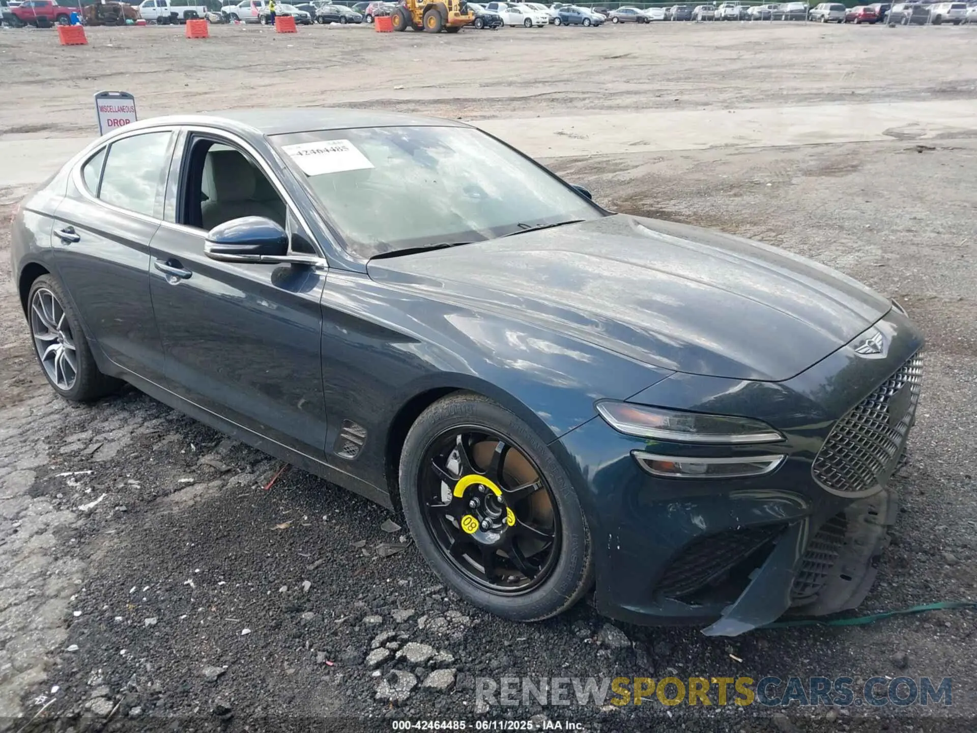 1 Photograph of a damaged car KMTG34SC2RU142670 GENESIS G70 2024