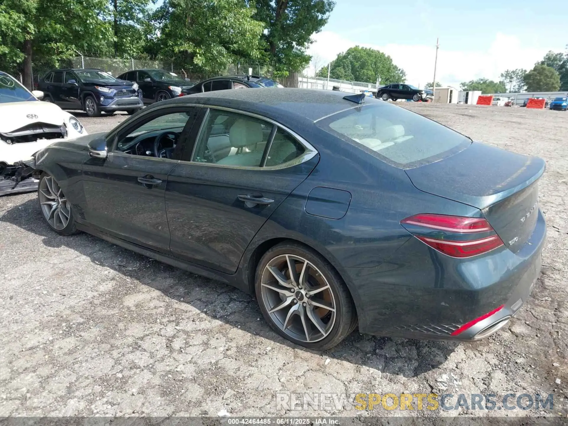 3 Photograph of a damaged car KMTG34SC2RU142670 GENESIS G70 2024