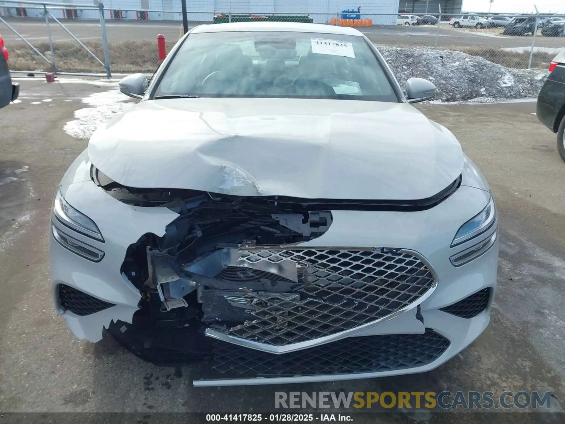 12 Photograph of a damaged car KMTG34SC5RU138774 GENESIS G70 2024