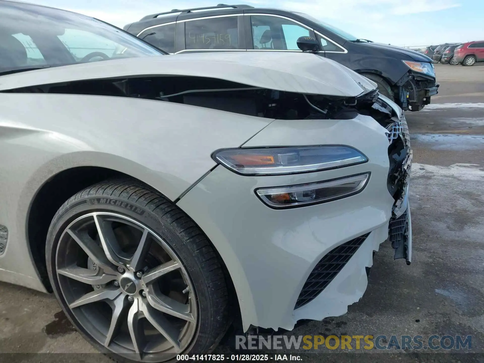 17 Photograph of a damaged car KMTG34SC5RU138774 GENESIS G70 2024