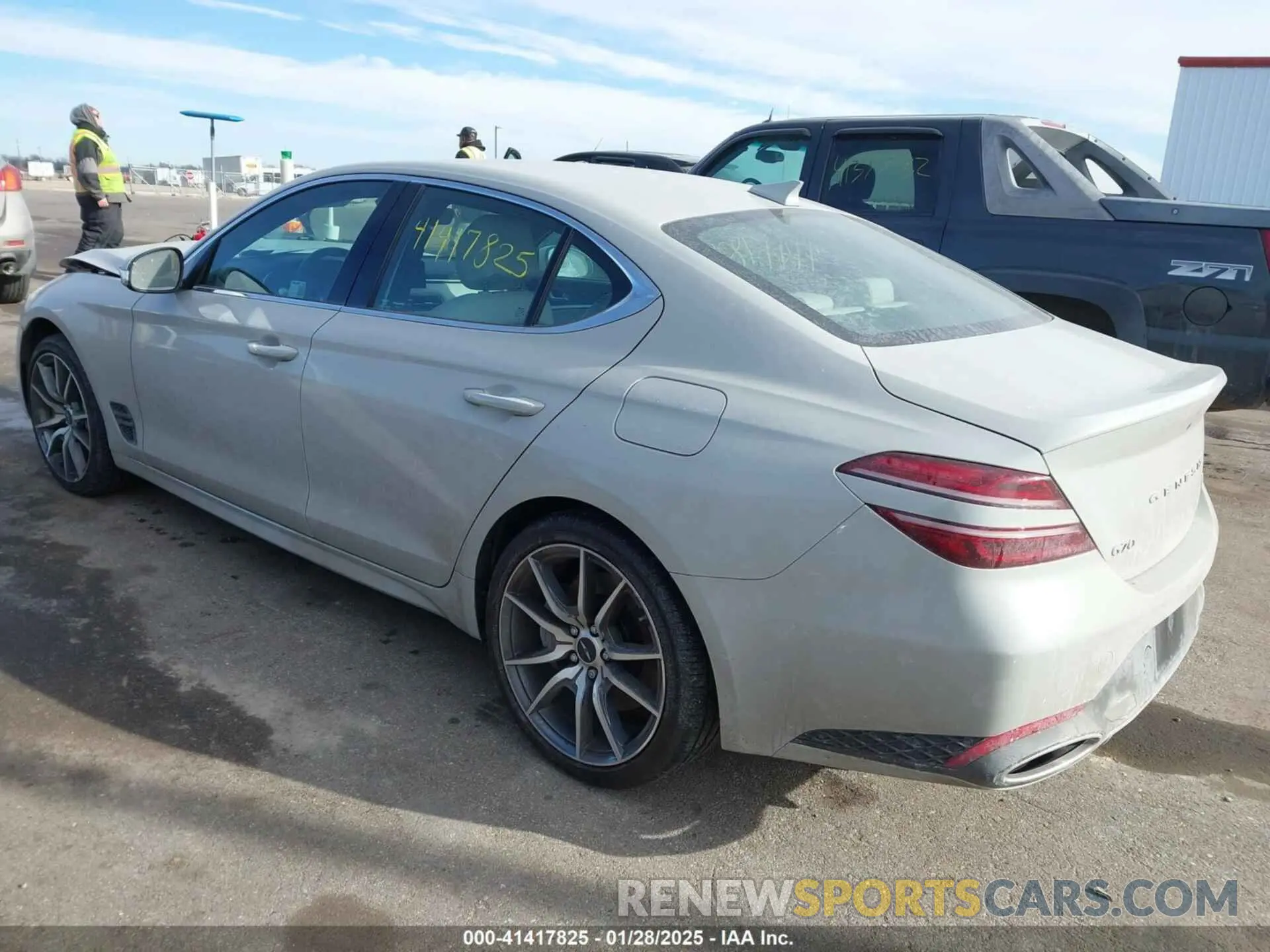 3 Photograph of a damaged car KMTG34SC5RU138774 GENESIS G70 2024
