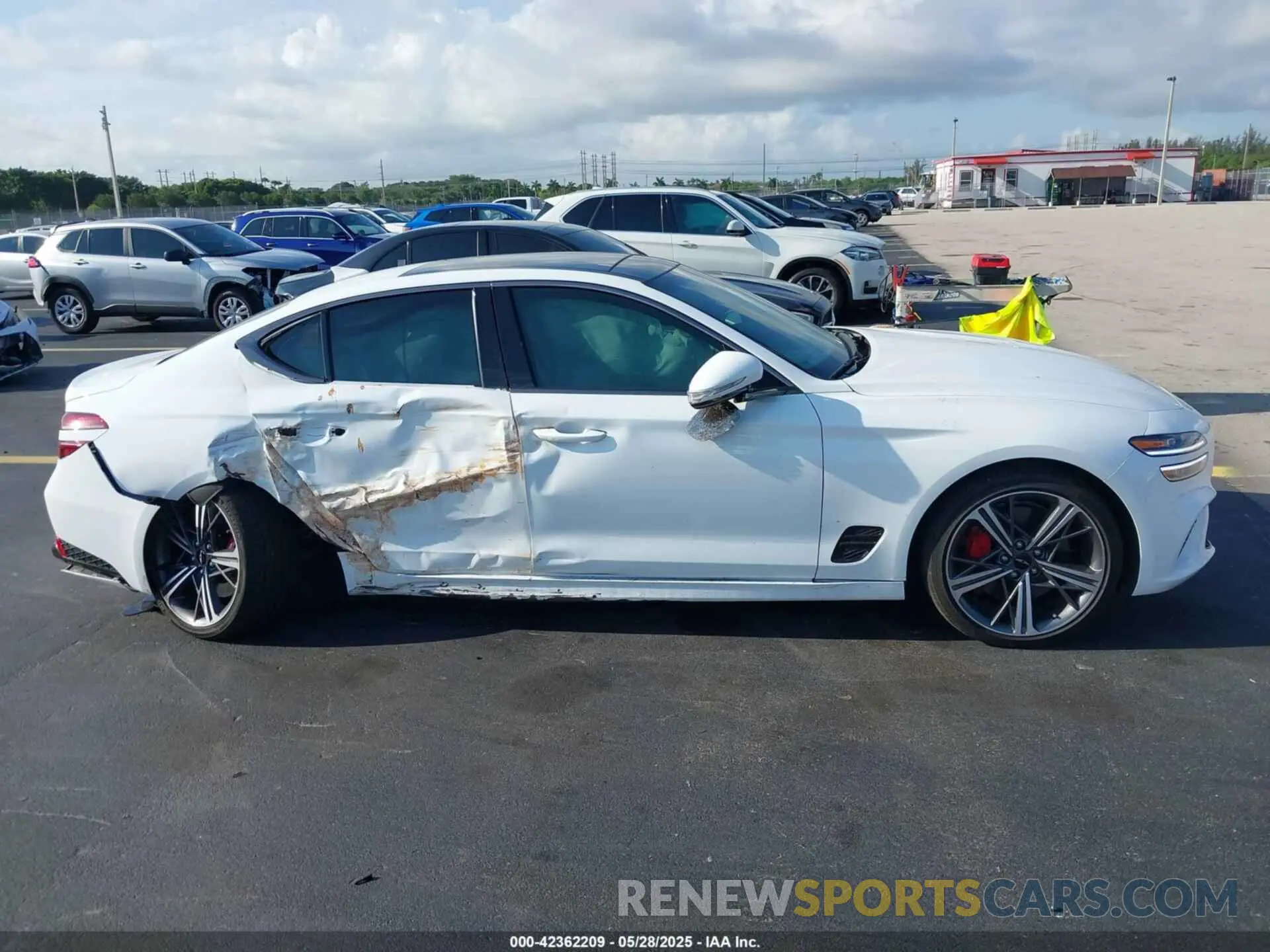 13 Photograph of a damaged car KMTG34SC9RU136400 GENESIS G70 2024