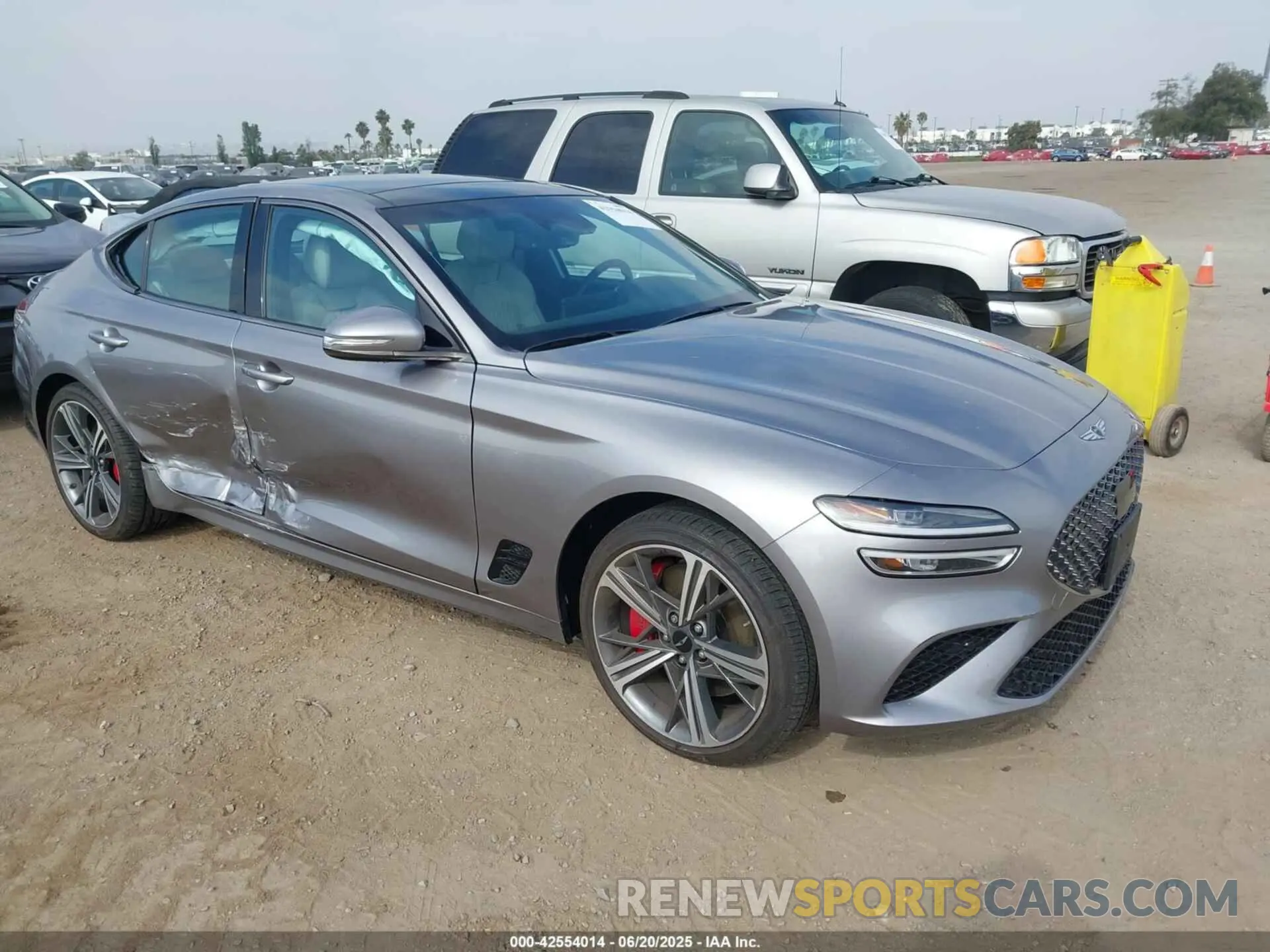 1 Photograph of a damaged car KMTG34SC9RU137417 GENESIS G70 2024