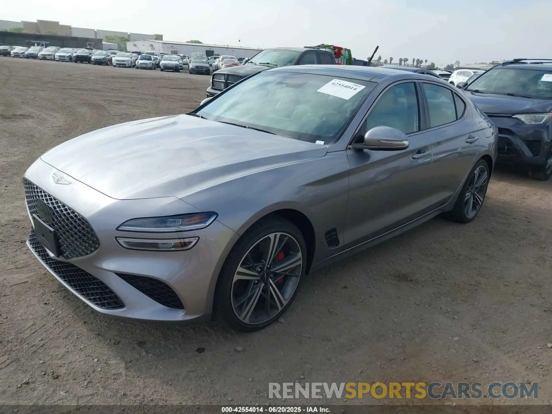 2 Photograph of a damaged car KMTG34SC9RU137417 GENESIS G70 2024