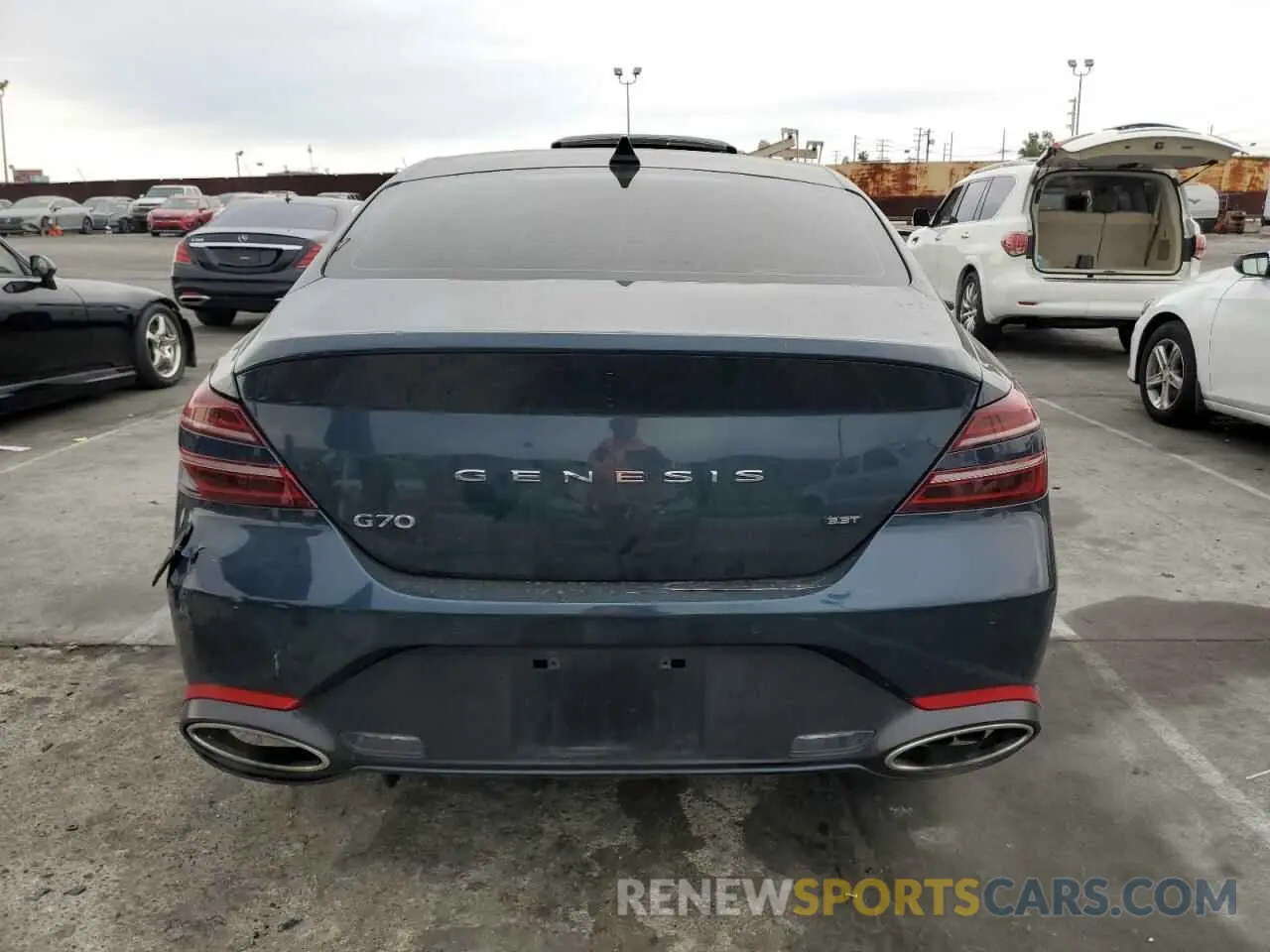 6 Photograph of a damaged car KMTG54SE2RU137450 GENESIS G70 2024