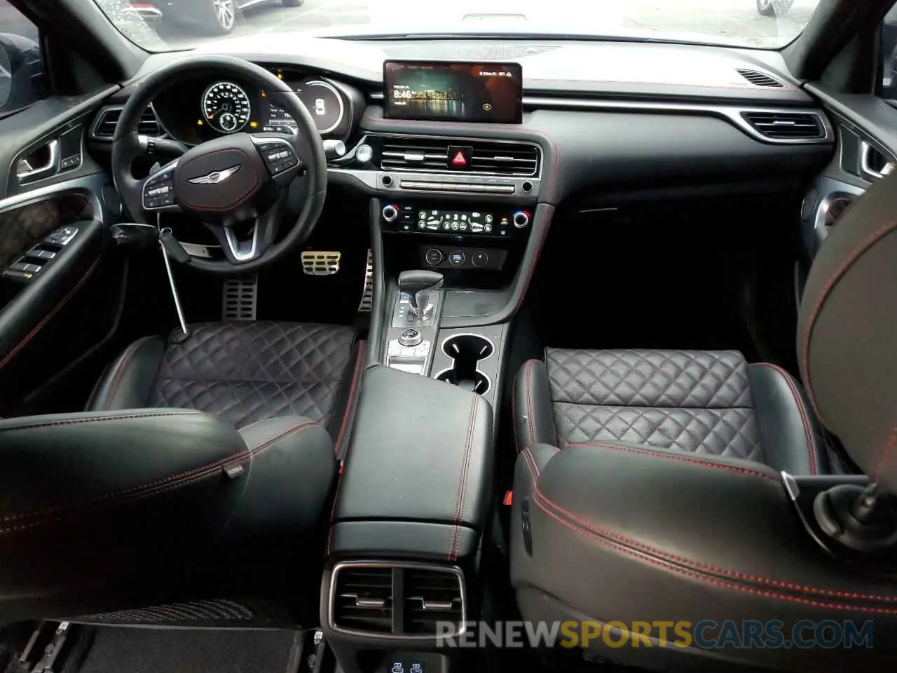 8 Photograph of a damaged car KMTG54SE2RU137450 GENESIS G70 2024