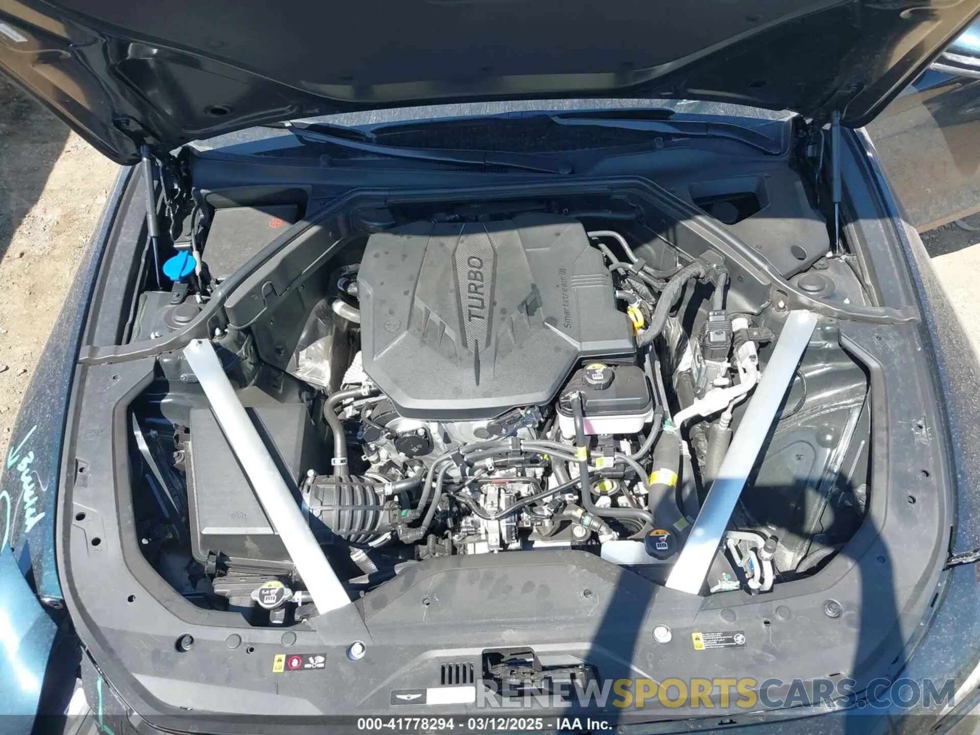 10 Photograph of a damaged car KMTG34SC0SU153558 GENESIS G70 2025
