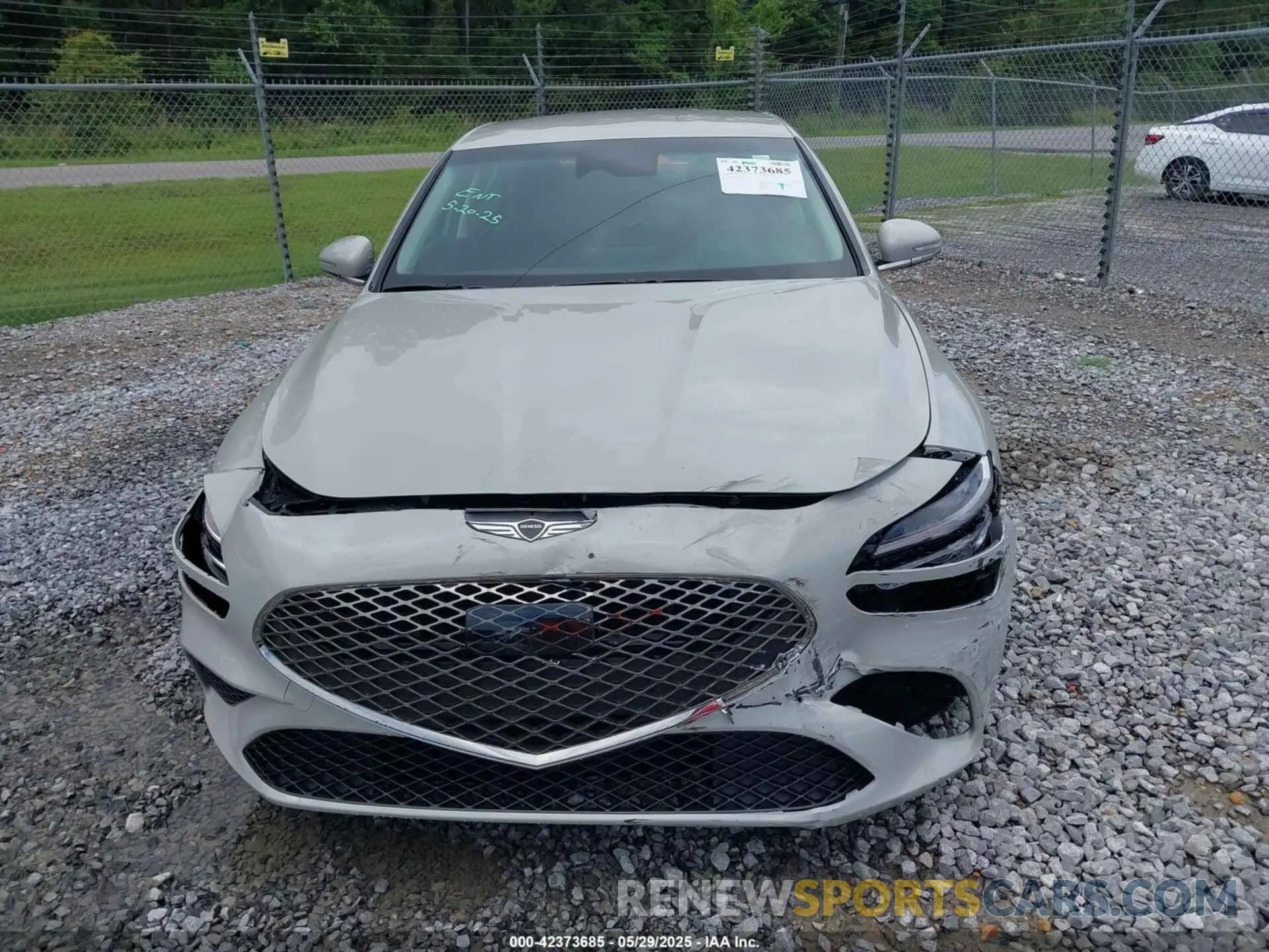 12 Photograph of a damaged car KMTG34SC2SU155702 GENESIS G70 2025