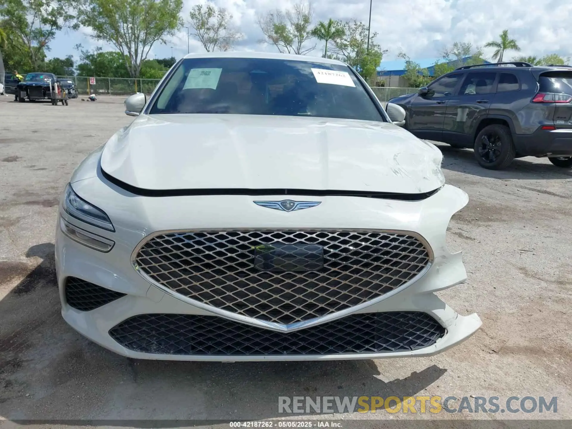 12 Photograph of a damaged car KMTG34SC6SU143889 GENESIS G70 2025