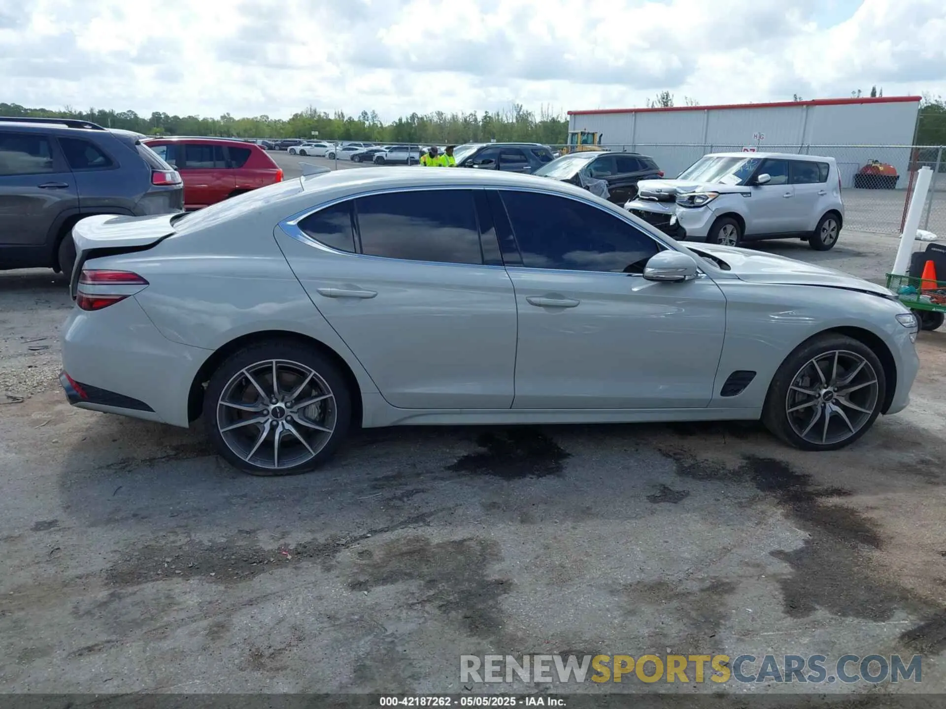 13 Photograph of a damaged car KMTG34SC6SU143889 GENESIS G70 2025