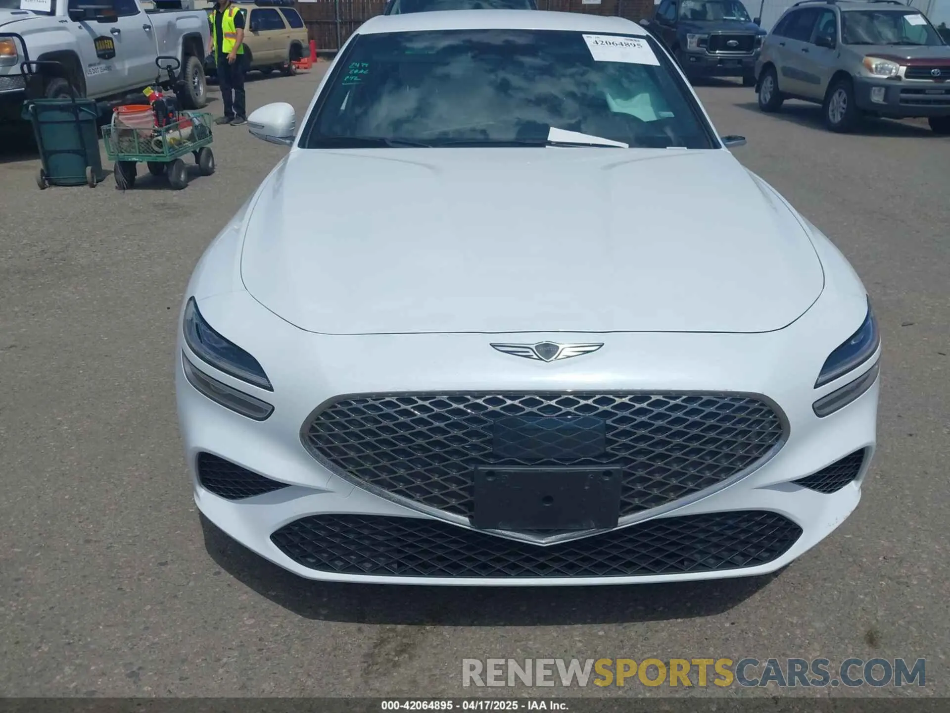12 Photograph of a damaged car KMTG34SC6SU155525 GENESIS G70 2025
