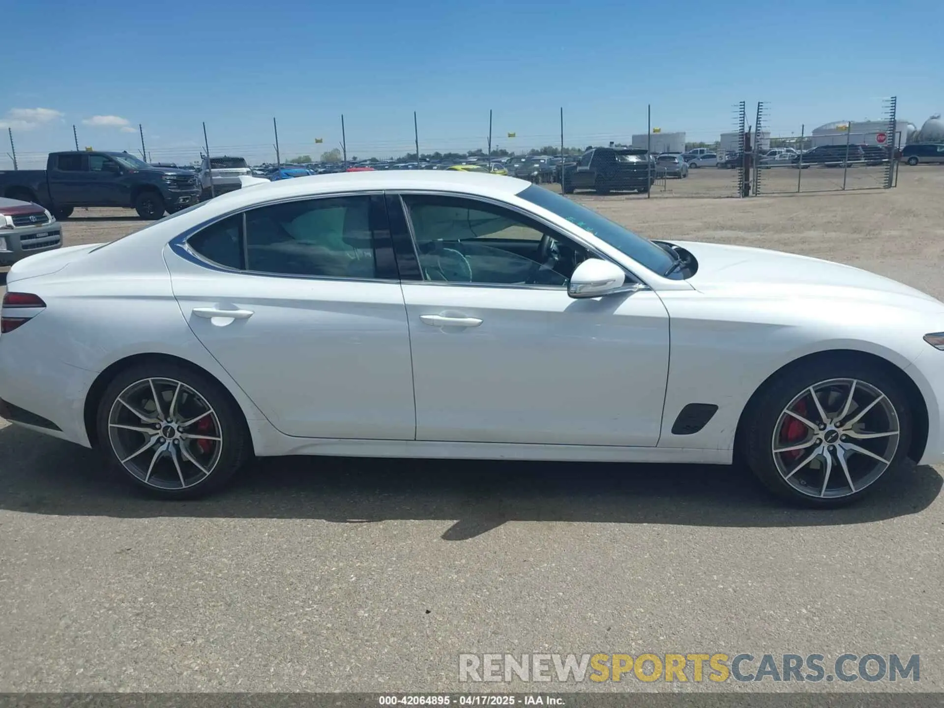 13 Photograph of a damaged car KMTG34SC6SU155525 GENESIS G70 2025