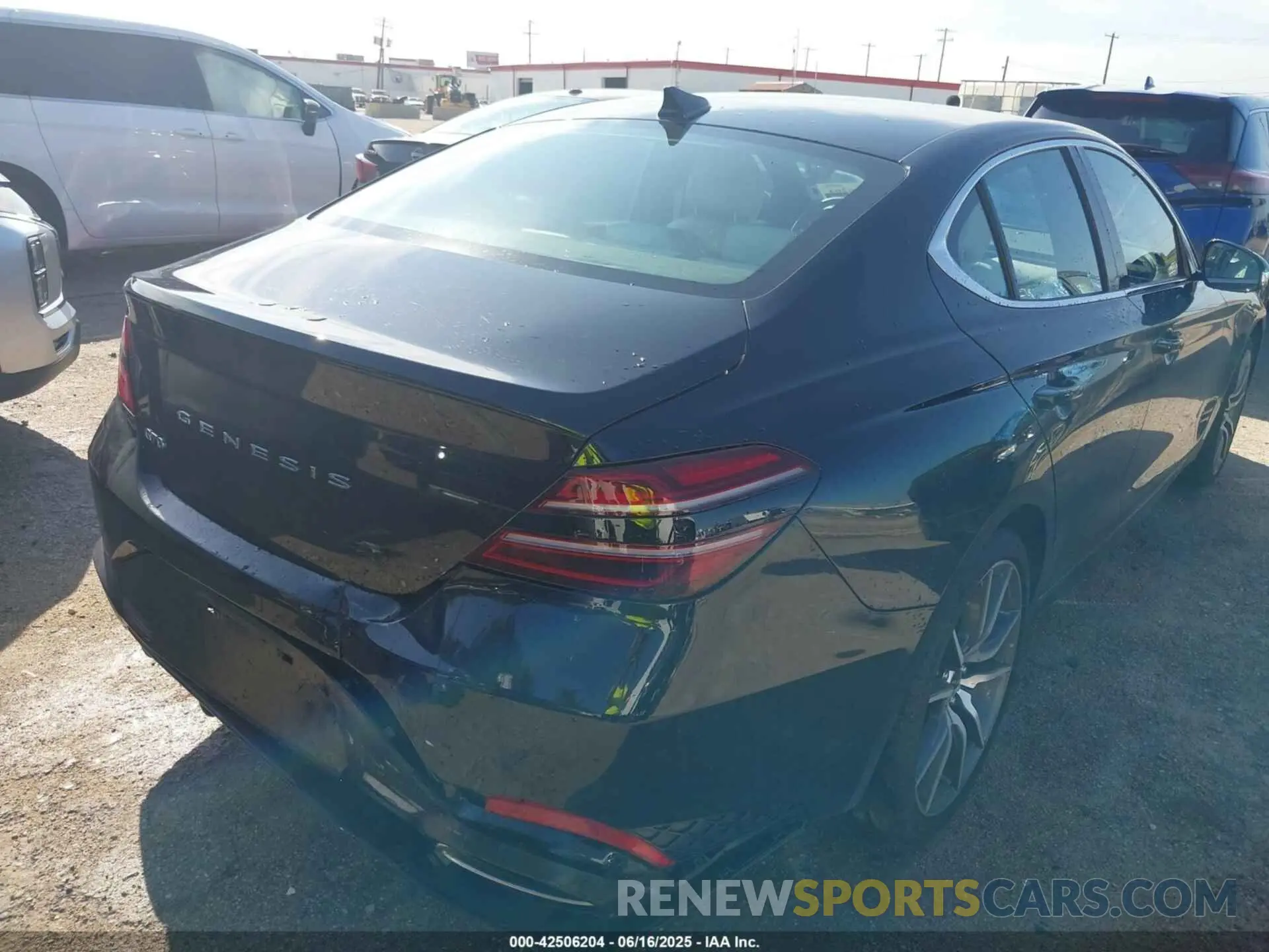 4 Photograph of a damaged car KMTG34SC9SU153977 GENESIS G70 2025
