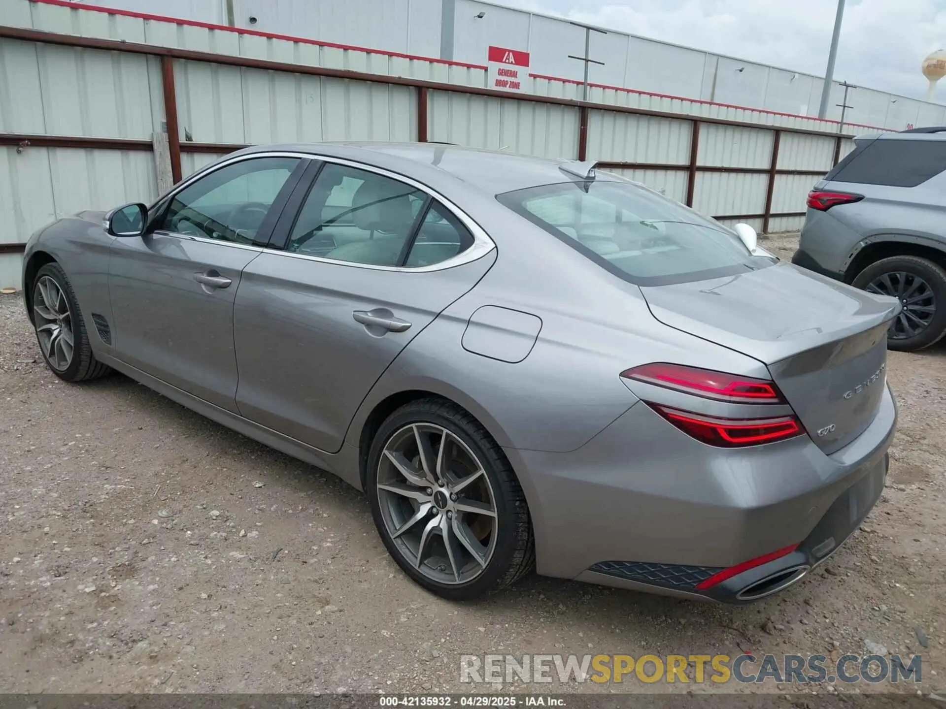 3 Photograph of a damaged car KMTG34SCXSU148223 GENESIS G70 2025