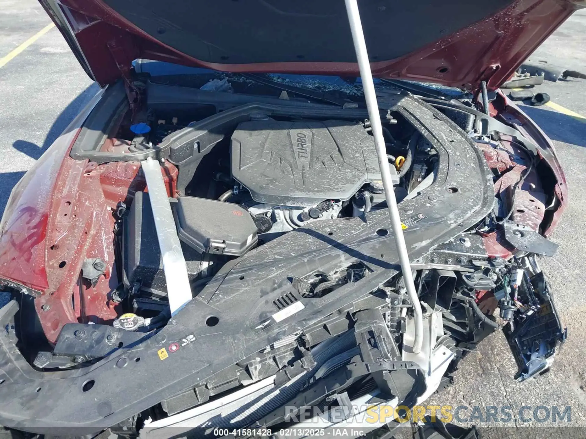10 Photograph of a damaged car KMTG34SCXSU149985 GENESIS G70 2025