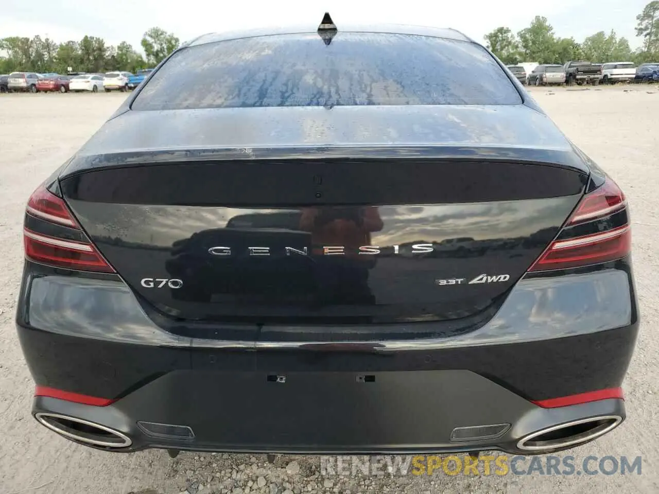 6 Photograph of a damaged car KMTG54SE0SU147383 GENESIS G70 2025