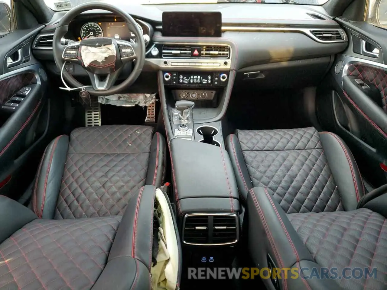 8 Photograph of a damaged car KMTG54SE0SU147383 GENESIS G70 2025