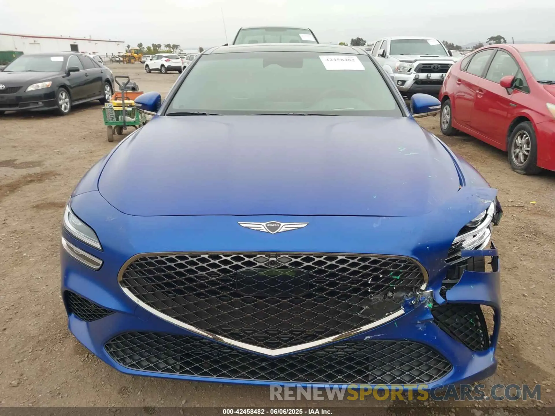 12 Photograph of a damaged car KMTG54SE3SU157003 GENESIS G70 2025