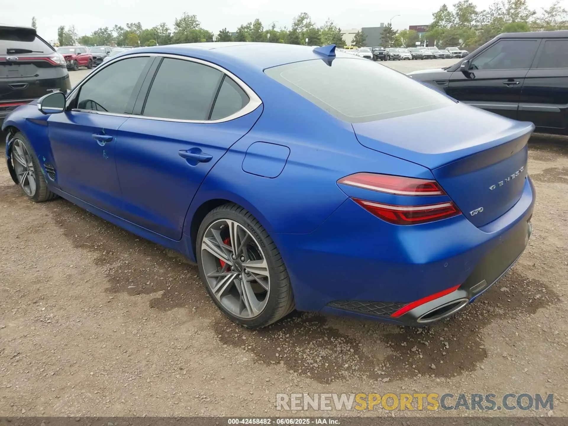 3 Photograph of a damaged car KMTG54SE3SU157003 GENESIS G70 2025