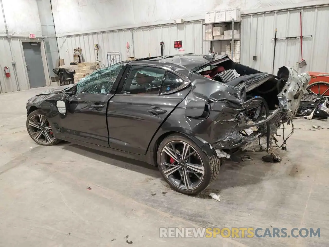 2 Photograph of a damaged car KMTG54SE7SU146943 GENESIS G70 2025