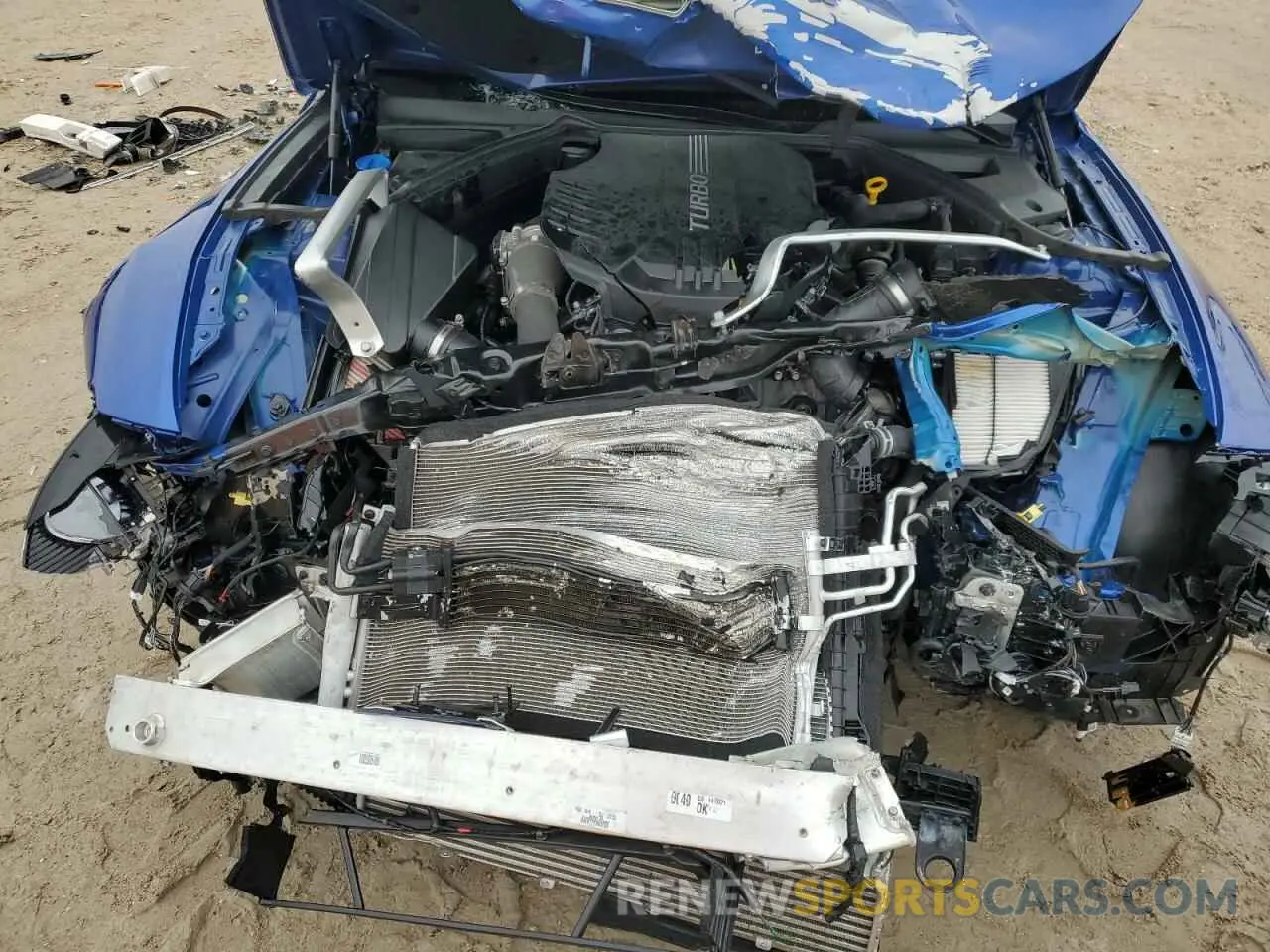 11 Photograph of a damaged car KMTG54SEXSU147021 GENESIS G70 2025