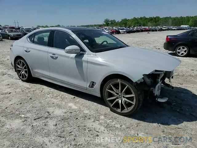 10 Photograph of a damaged car KMTG34TA0NU089619 GENESIS G70 BASE 2022