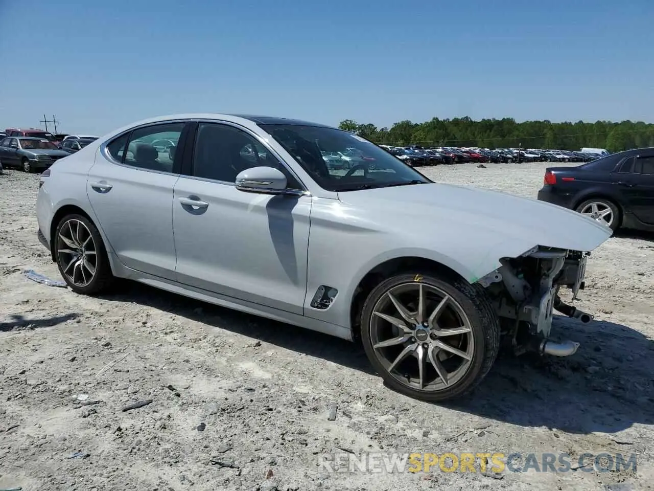 4 Photograph of a damaged car KMTG34TA0NU089619 GENESIS G70 BASE 2022