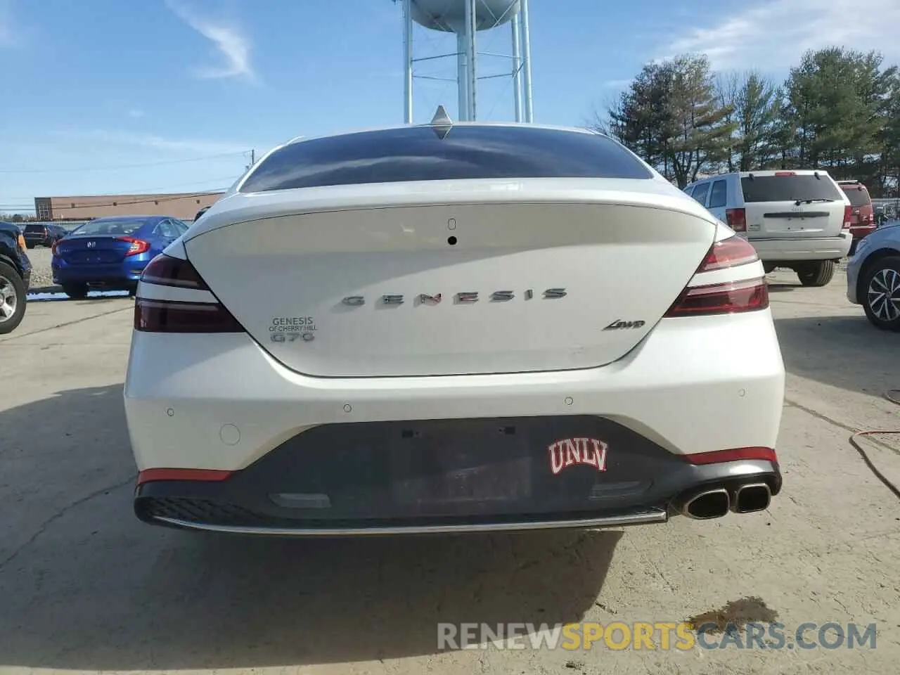 6 Photograph of a damaged car KMTG34TA1NU103382 GENESIS G70 BASE 2022