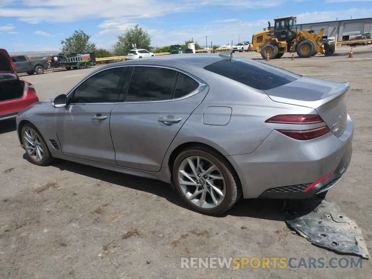 2 Photograph of a damaged car KMTG34TA2NU095874 GENESIS G70 BASE 2022